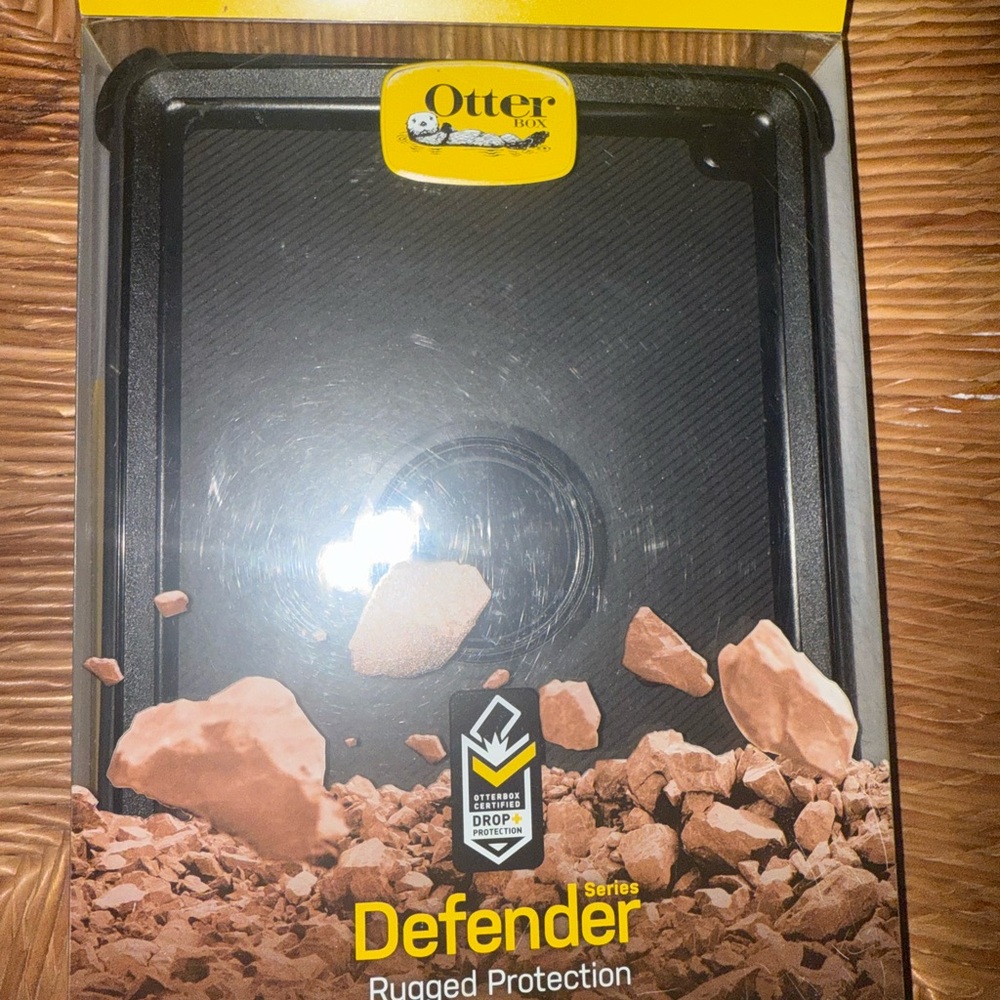 OtterBox Rugged Protection Case with Yellow Icons
